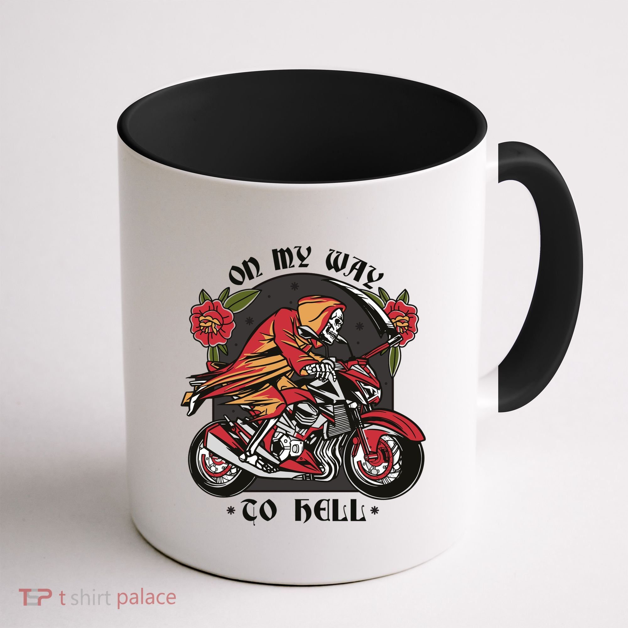 On My Way To Hell Motorcycle Coffee Mug
