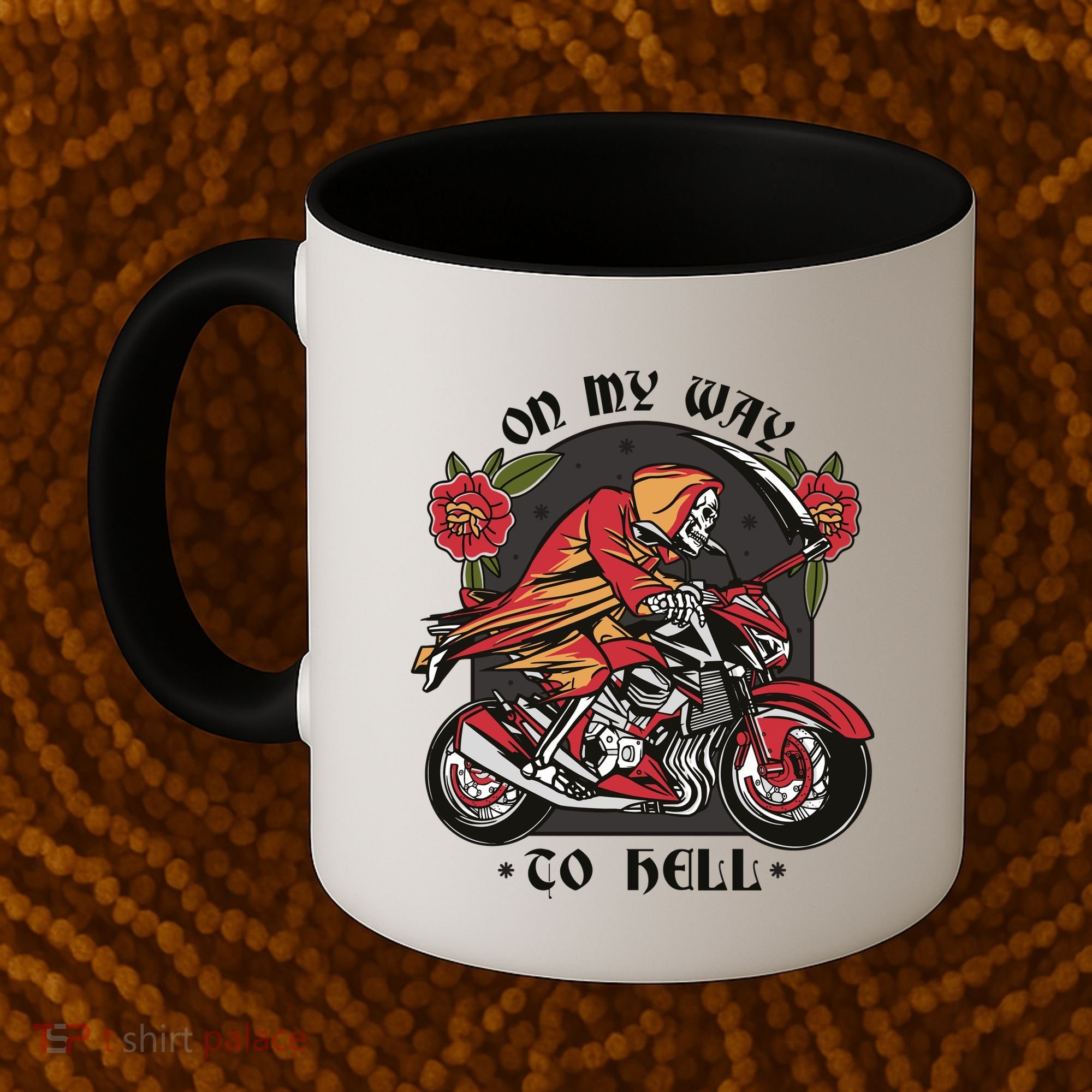 On My Way To Hell Motorcycle Coffee Mug