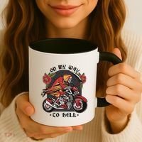 On My Way To Hell Motorcycle Coffee Mug thumb 3