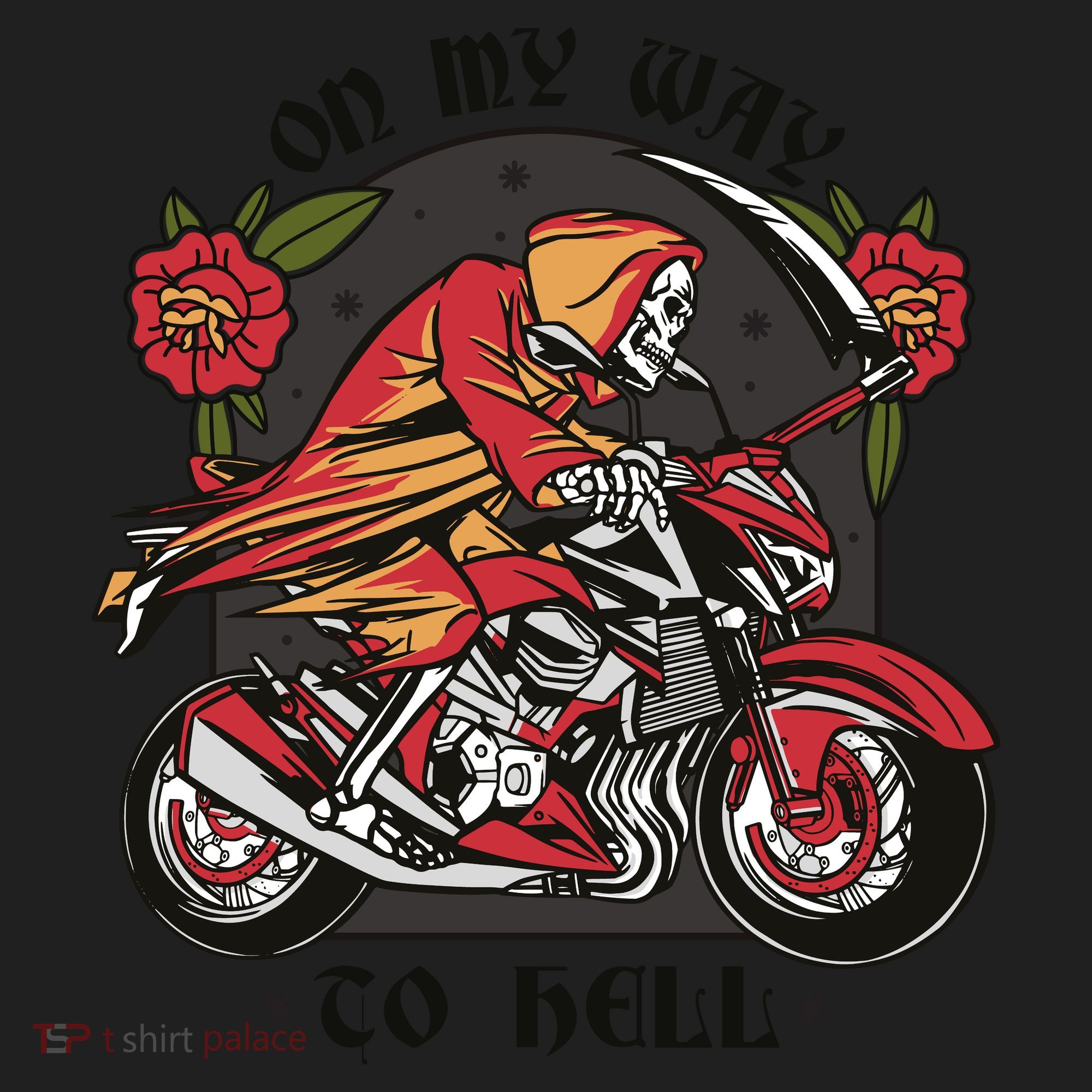 On My Way To Hell Motorcycle Beanie