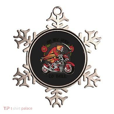 On My Way To Hell Motorcycle Ornament