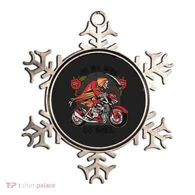 On My Way To Hell Motorcycle Ornament