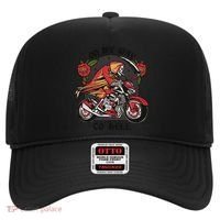On My Way To Hell Motorcycle Hat thumb 0