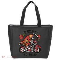 On My Way To Hell Motorcycle Tote Bag thumb 0