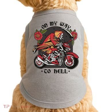 On My Way To Hell Motorcycle Doggie Tank