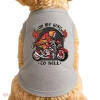 On My Way To Hell Motorcycle Doggie Tank thumb 0