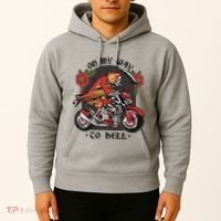 On My Way To Hell Motorcycle Hoodie thumb 2