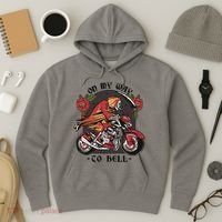 On My Way To Hell Motorcycle Hoodie thumb 3