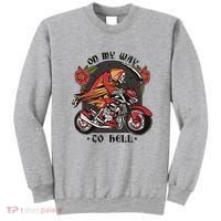 On My Way To Hell Motorcycle Sweatshirt thumb 0