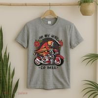 On My Way To Hell Motorcycle T-Shirt thumb 2