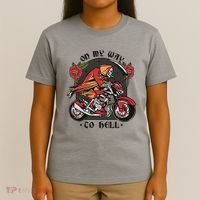 On My Way To Hell Motorcycle T-Shirt thumb 4