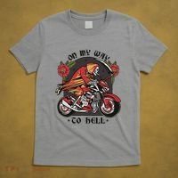 On My Way To Hell Motorcycle T-Shirt thumb 5