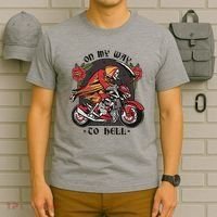 On My Way To Hell Motorcycle T-Shirt thumb 6
