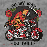 On My Way To Hell Motorcycle Toddler T-Shirt thumb 4