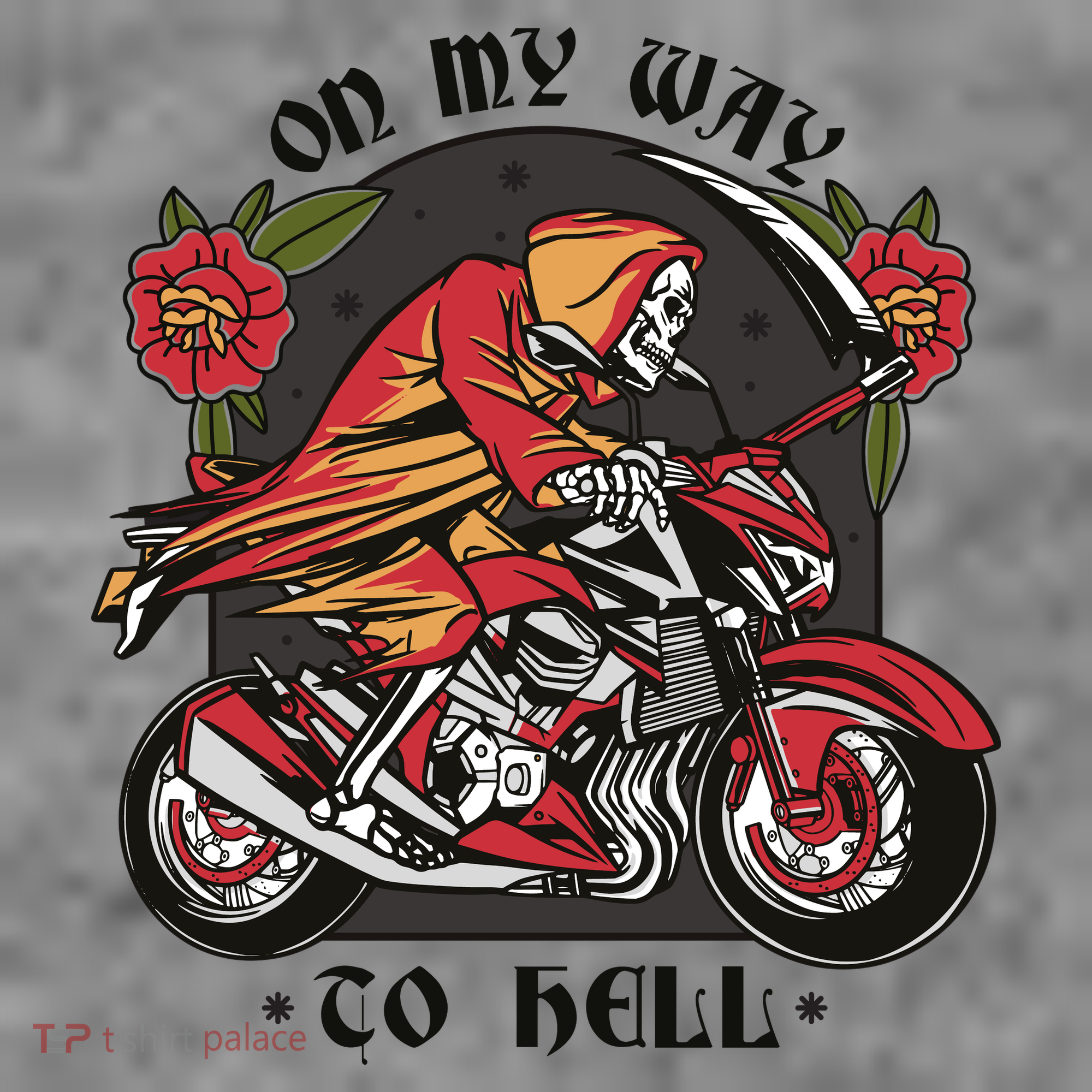 On My Way To Hell Motorcycle Toddler T-Shirt