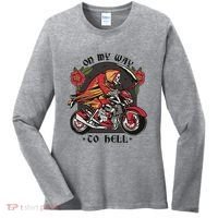 On My Way To Hell Motorcycle Women's Long Sleeve Shirt thumb 0