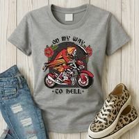 On My Way To Hell Motorcycle Women's T-Shirt thumb 3