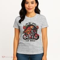 On My Way To Hell Motorcycle Women's T-Shirt thumb 4
