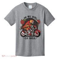 On My Way To Hell Motorcycle Kids T-Shirt thumb 0