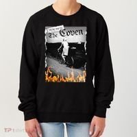 On My Way To The Coven Collage Flames Women's Sweatshirt thumb 0