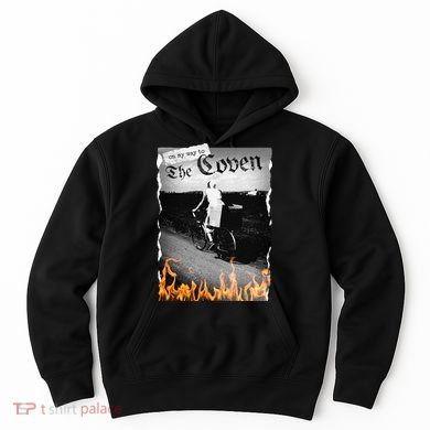 On My Way To The Coven Collage Flames Hoodie