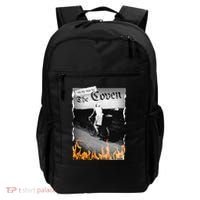 On My Way To The Coven Collage Flames Backpack thumb 0