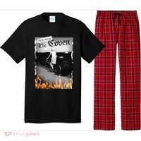 On My Way To The Coven Collage Flames Pajama Set thumb 0