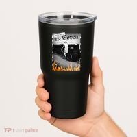 On My Way To The Coven Collage Flames Tumbler thumb 2