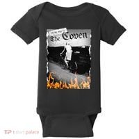 On My Way To The Coven Collage Flames Baby Bodysuit thumb 0