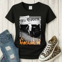 On My Way To The Coven Collage Flames Women's T-Shirt thumb 3