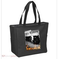 On My Way To The Coven Collage Flames Tote Bag thumb 2