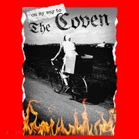 On My Way To The Coven Collage Flames Santa Hat thumb 1