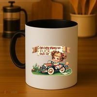 On My Way To Fuck Shit Up Funny Sarcastic Quote Gift Coffee Mug thumb 4