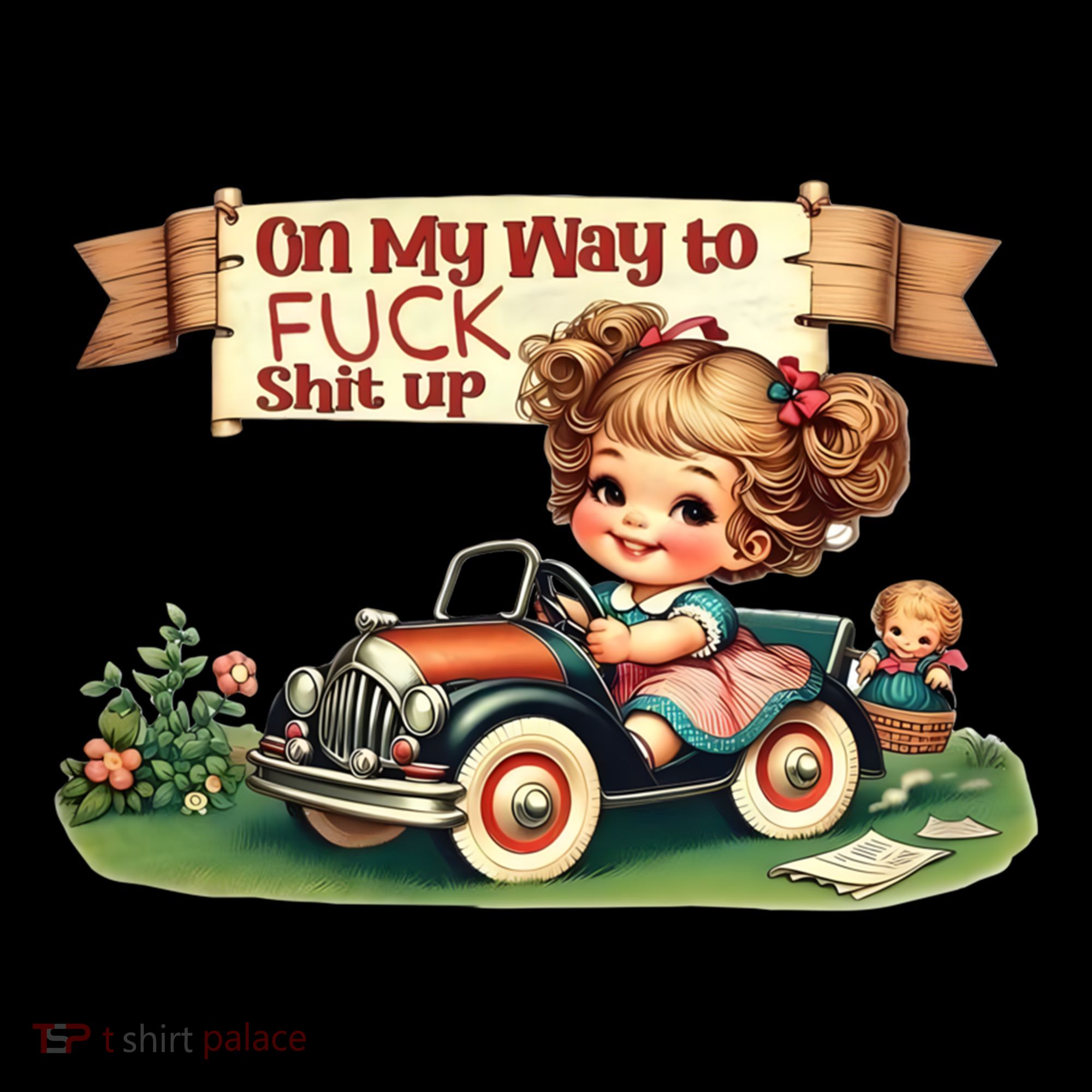 On My Way To Fuck Shit Up Funny Sarcastic Quote Gift Coffee Mug