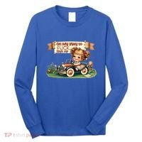 On My Way To Fuck Shit Up Funny Sarcastic Quote Gift Long Sleeve Shirt thumb 0