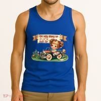 On My Way To Fuck Shit Up Funny Sarcastic Quote Gift Tank Top thumb 3