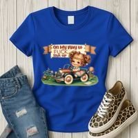 On My Way To Fuck Shit Up Funny Sarcastic Quote Gift Women's T-Shirt thumb 3