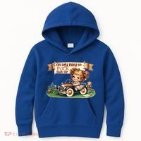On My Way To Fuck Shit Up Funny Sarcastic Quote Gift Kids Hoodie thumb 0