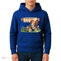 On My Way To Fuck Shit Up Funny Sarcastic Quote Gift Kids Hoodie thumb 4