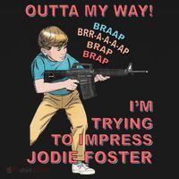 Outta My Way. IM Trying To Impress Jodie Foster Women's Hoodie thumb 2