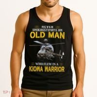 Old Man Who Flew In OH 58 Kiowa Helicopter Kiowa Warrior Tank Top thumb 3