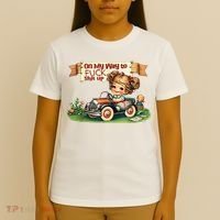On My Way To Fuck Shit Up Funny Sarcastic Quote T-Shirt thumb 4