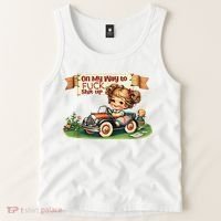On My Way To Fuck Shit Up Funny Sarcastic Quote Tank Top thumb 2