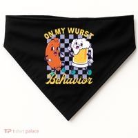 On My Wurst Behavior Oktoberfest USA-Made Doggie Bandana thumb 0