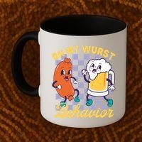 On My Wurst Behavior Oktoberfest Coffee Mug thumb 2