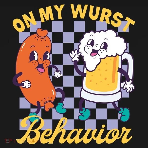 On My Wurst Behavior Oktoberfest Women's Hoodie