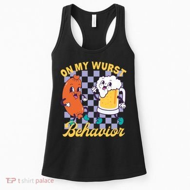 On My Wurst Behavior Oktoberfest Women's Tank Top