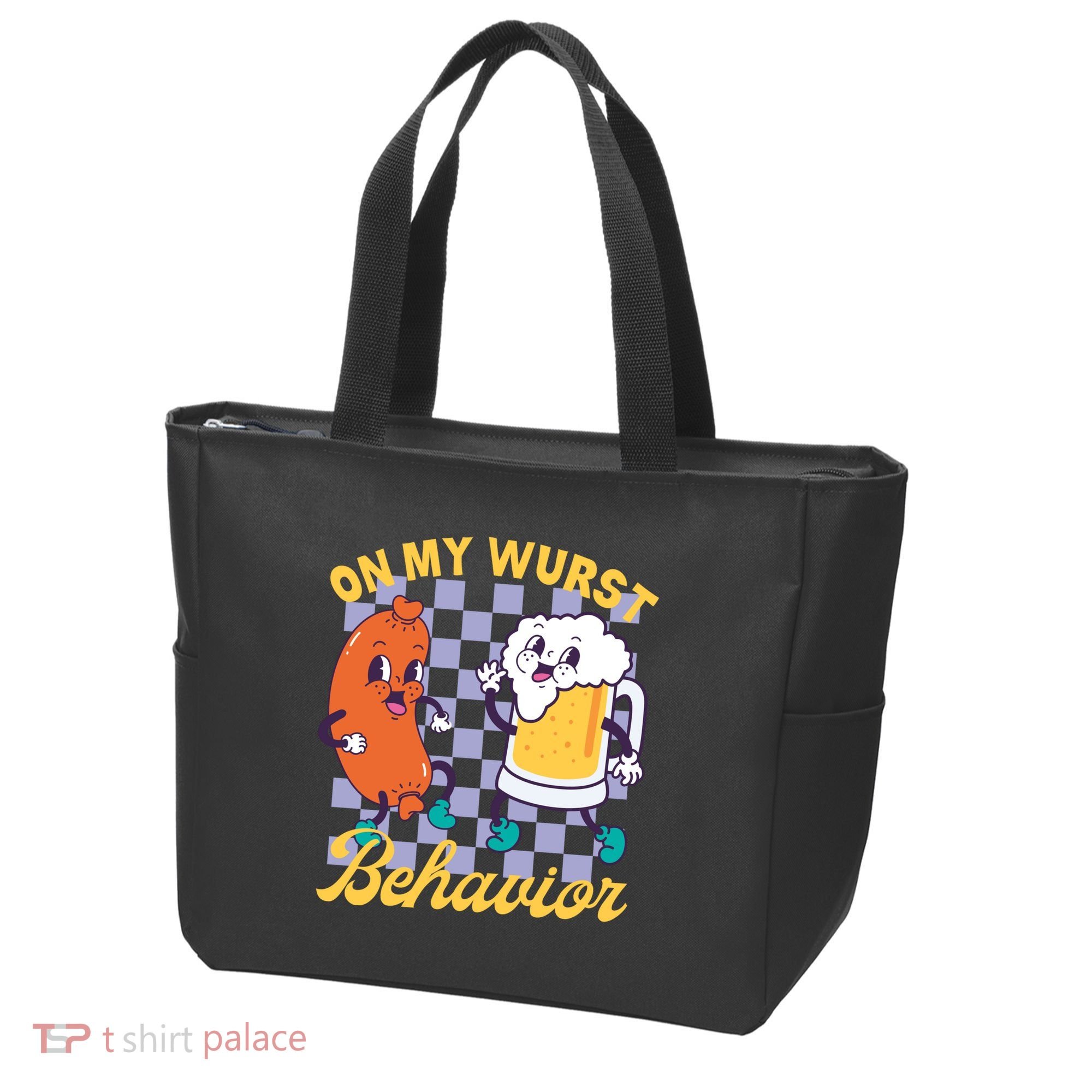 On My Wurst Behavior Oktoberfest Tote Bag