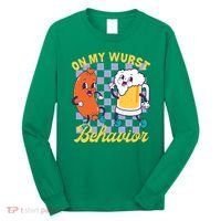 On My Wurst Behavior Oktoberfest Long Sleeve Shirt thumb 0