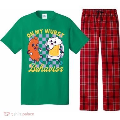 On My Wurst Behavior Oktoberfest Pajama Set